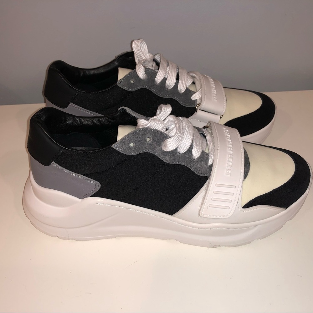 Burberry Black and White Women's Sneakers